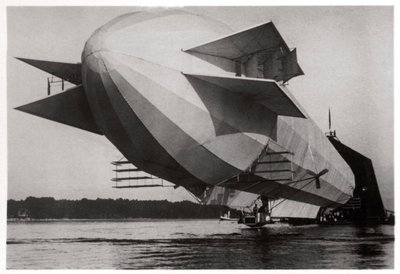 Saksan armeijan ostama Zeppelin LZ3, jota käytettiin nimellä Z1, 1906 1933 tekijältä Unbekannt
