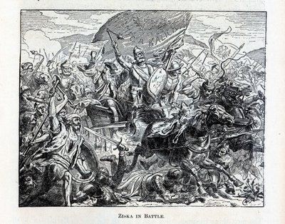 Ziska taistelussa, 1882 tekijältä Unbekannt