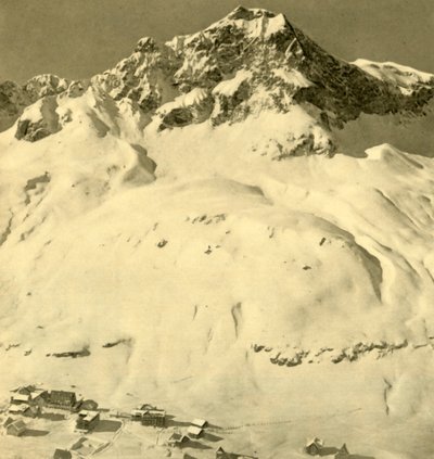 Zürs ja Hasenfluh-huippu, Vorarlberg, Itävalta, 1935. tekijältä Unbekannt