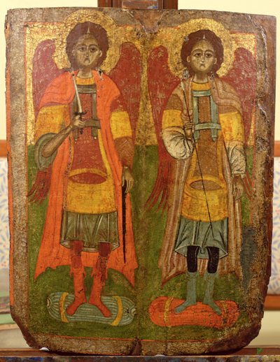 Arkkienkelit Mikael ja Gabriel, Bysantin ikoni, alkukausi, 10.-11. vuosisata tekijältä Unbekannt Unbekannt