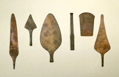 Kuparityökalut, Harappa, 2300-1750 eaa tekijältä Unbekannt Unbekannt