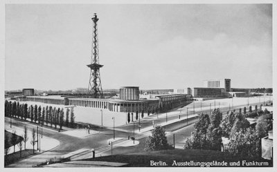 Näyttelyhallit ja lähetystorni, Charlottenburg, Berliini, noin 1930 tekijältä Unbekannt Unbekannt