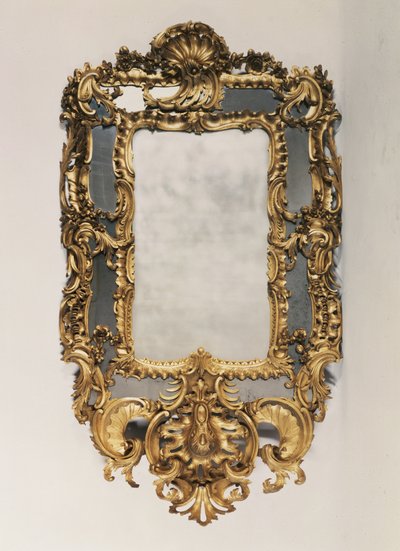 George II veistetty kullattu peili, 1700-luvun puoliväli tekijältä Unbekannt Unbekannt
