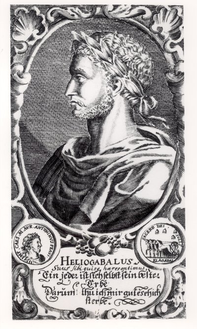 Heliogabalus (204-222 jKr) tekijältä Unbekannt Unbekannt