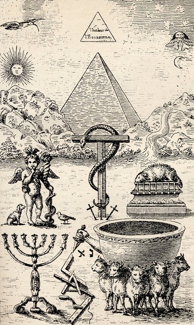 High Degree Symbols, "The Freemason", kirjoittanut Eugen Lennhoff, julkaistu 1932 tekijältä Unbekannt Unbekannt