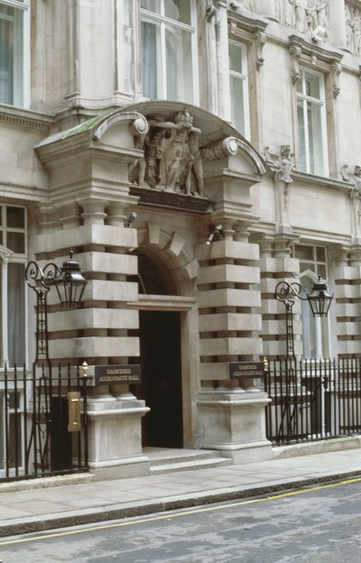 Institute of Chartered Accountants, Moorgate Place, Lontoo EC2 tekijältä Unbekannt Unbekannt