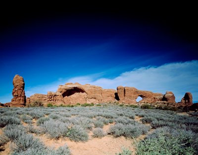North window ja Park Avenue, Archesin kansallispuisto, Utah (kuva) tekijältä Unbekannt Unbekannt