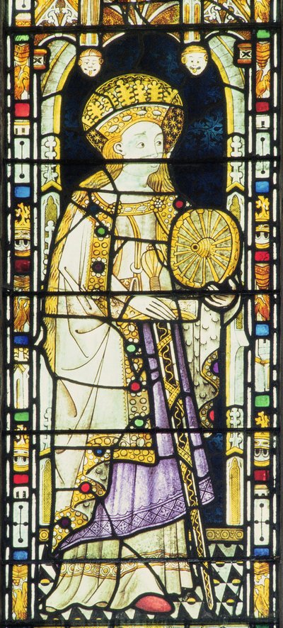 St.Catherine, Brittiläinen, 1400-luku tekijältä Unbekannt Unbekannt