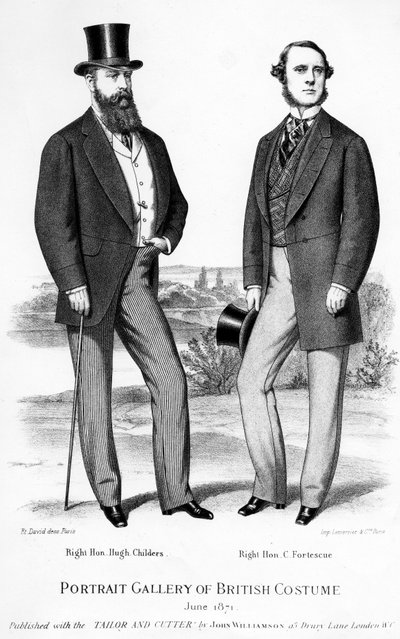 Oikea Hon. Hugh Childers ja oikea Hon. C. Fortescue, 1871 tekijältä Unbekannt Unbekannt