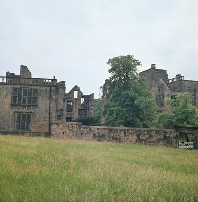 Old Hardwick Hallin rauniot tekijältä Unbekannt Unbekannt