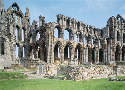 Näkymä Whitby Abbeysta, North Yorkshiresta tekijältä Unbekannt Unbekannt