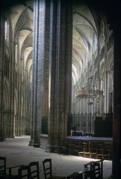 Näkymä sisäpuolelta, Durhamin katedraali, rakennettu 1093-1289 tekijältä Unbekannt Unbekannt