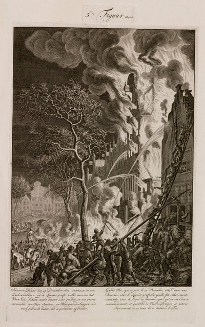 Tuli sokerinjalostamossa Amsterdamissa, Hollannissa, 29. joulukuuta 1669 tekijältä Unbekannt