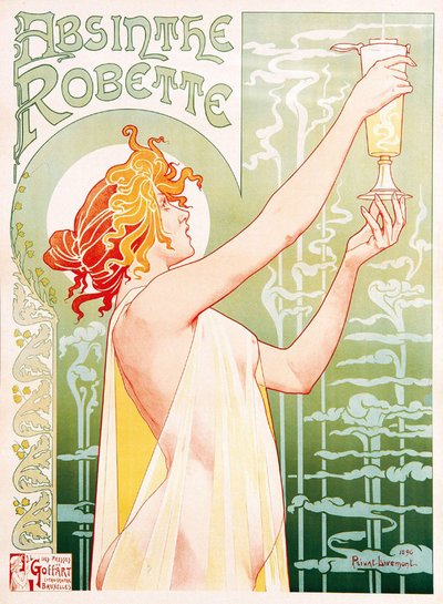 Mainosjuliste Absinthe Robettelle tekijältä Unbekannter Künstler