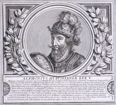 Afonso III Portugalilainen (litho) tekijältä Unbekannt
