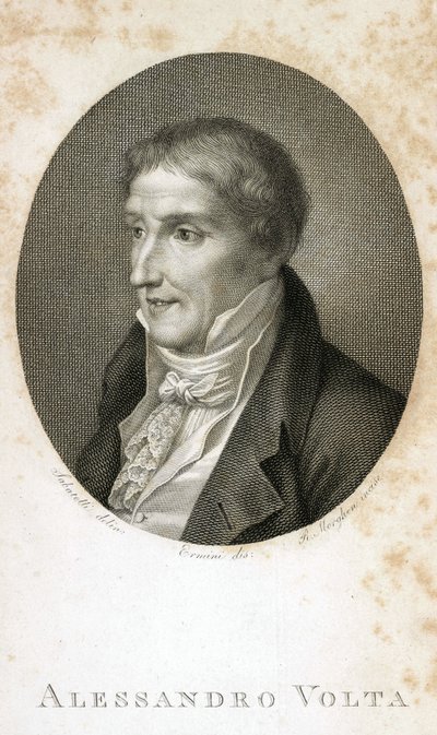 Alessandro Volta (kivi Alessandro Giuseppe Anastasio Volta tekijältä Unbekannt