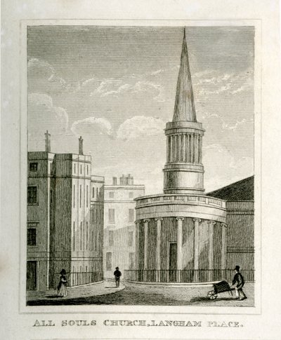 All Souls Church, Langham Placefinnish tekijältä Unbekannt