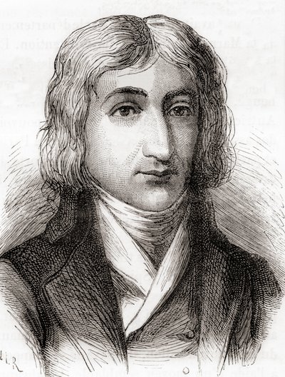 André-Jacques Garnerin, ilmapalloilija ja kehyksettömän laskuvarjon keksijä, "Les Merveilles de la Science", julkaistu n. 1870 (litho) tekijältä Unbekannter Künstler