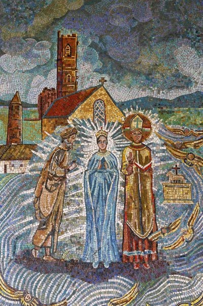 Marian ilmestyksen basilika: Irlantilainen mosaiikki, Nasaret, Israel tekijältä Unbekannt