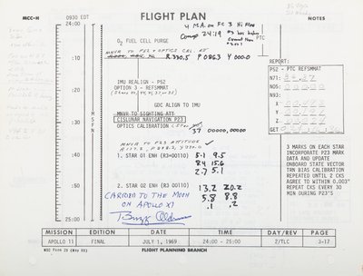 Apollo 11:n lentosuunnitelma, s. 3-17/3-18. NASA/MSC tekijältä Unbekannt