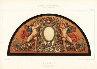 Art nouveau -näytös Wroclawin museossa, Puolassa, 1890 (kromolitografia) tekijältä Unbekannter Künstler