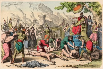 Assyrialaiset: Sotavankien kidutus ja teloitus tekijältä Unbekannt