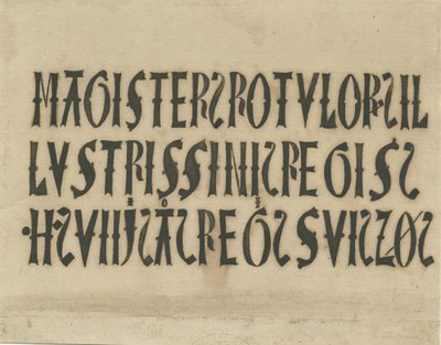 Barton Under Needwood Church - kirjoitukset: mustefaksimile ja [?1700-luku] tekijältä Unbekannt