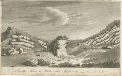 Bescot - Basaltic Pillars: kaiverrus ja [c 1818] tekijältä Unbekannt