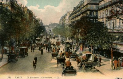 Boulevard Montmartre, Pariisi tekijältä Unbekannter Künstler