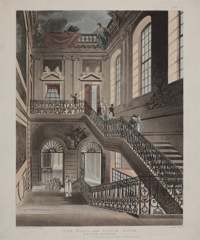 British Museum, Holborn, 1808 tekijältä Unbekannt
