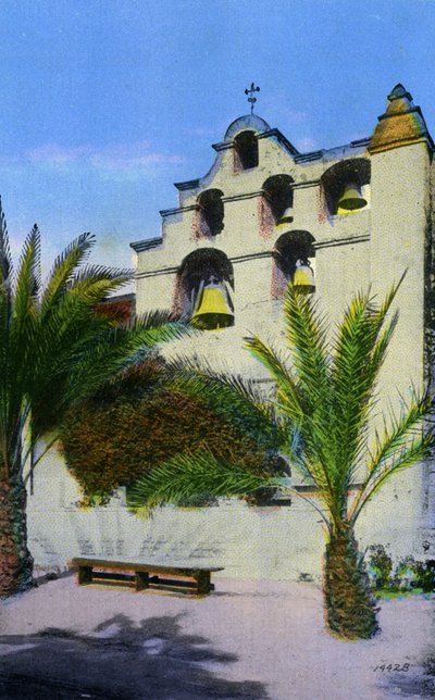 Kalifornia: San Gabriel Mission Bells, San Gabriel tekijältä Unbekannter Künstler