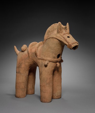 Caparisoned Haniwa Horse, 400s-500s tekijältä Unbekannt
