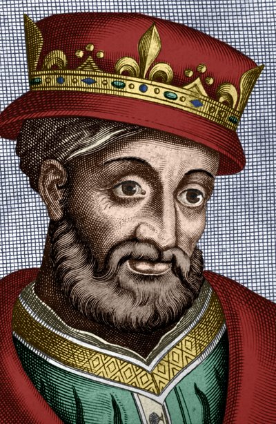 Caribert 1. (521-567) Pariisin kuningas vuosina 561-567 (merovingikuningas), Clotaire1:n poika. tekijältä Unbekannter Künstler