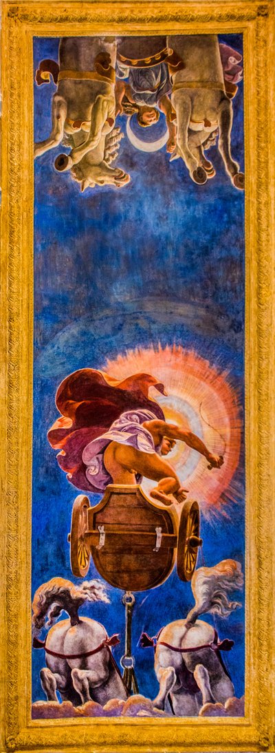 Pintura do teto da Câmara do Sol e da Lua, Francesco Primaticcio Finlandês tekijältä Unbekannter Künstler