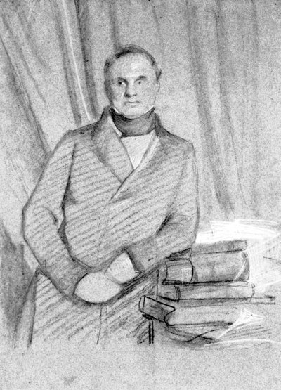 Charles Babbage, brittiläinen matemaatikko ja tietojenkäsittelyn pioneeri tekijältä Unbekannt