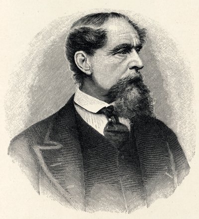 Charles Dickens - muotokuva tekijältä Unbekannter Künstler