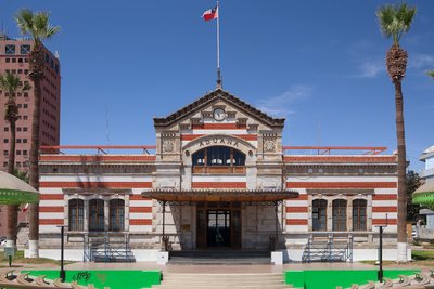 Chile, Arica City, Kulttuuritalo (Tulli), Gustave Eiffelin suunnittelema messukeskus tekijältä Unbekannt