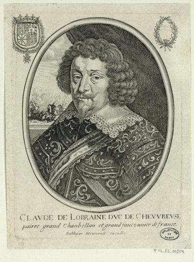 Claude de Lorraine, Cheuvreusen herttua tekijältä Unbekannter Künstler