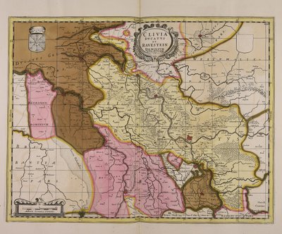 Cliuia ducatus et Rauestein dominium tekijältä Unbekannter Künstler