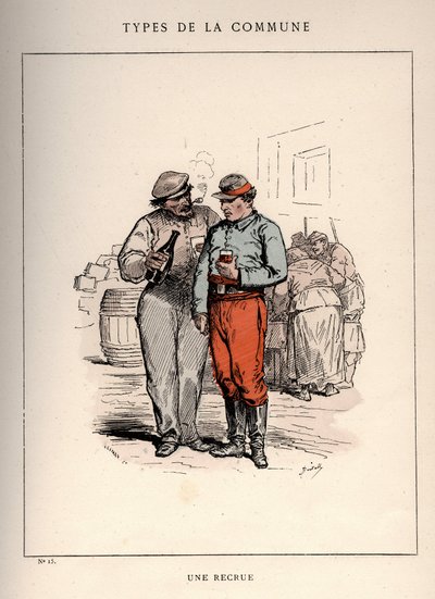 Paris Commune: UNE RECIRUE (15) -asu "" Les Communeux