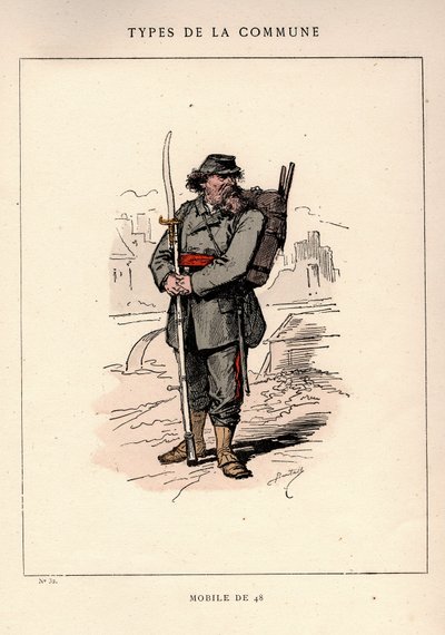 Paris Commune: MOBILE DE 48:n puku Les Communeux