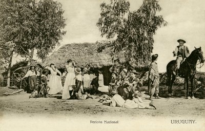 Kreolikieliset kohtaukset Uruguayssa. tekijältä Unbekannter Künstler