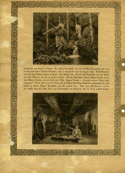 NIBELUNGEN 1924-SYNOPSIS (La mort de Siegfried)-08 tekijältä Unknown