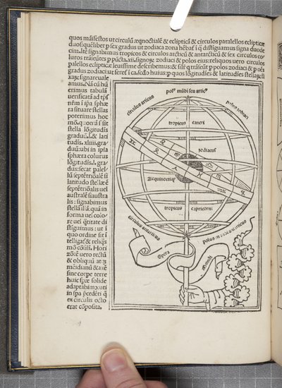 Maailman pallo, Joannes de Sacro Bosco (fl.1230) tekijältä Unbekannt