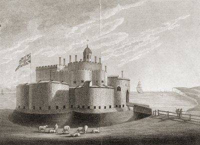 Deal Castle (kaiverrus) tekijältä Unbekannter Künstler