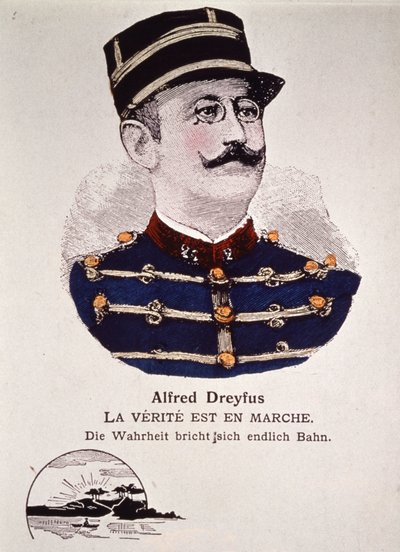 Dreyfusin tapaus : totuus juoksee, 1900-luvun alku (kaiverrus) tekijältä Unbekannter Künstler
