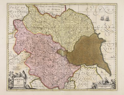 Ducatus Eboracensis anglice Yorkshire tekijältä Unbekannter Künstler