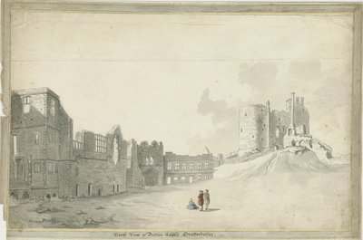 Dudleyn linna: seepiapesupiirros, nd [c 1790] tekijältä Unbekannt