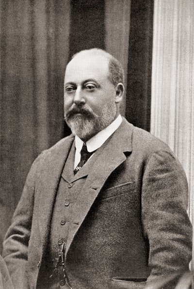 Edward VII, Auld Acquaintance Further Reminiscences -julkaisusta, julkaistu n. 1929 (litho) tekijältä Unbekannt