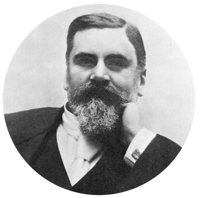 Emile Levassor, ranskalainen autonvalmistaja, n. 1885 tekijältä Unbekannt